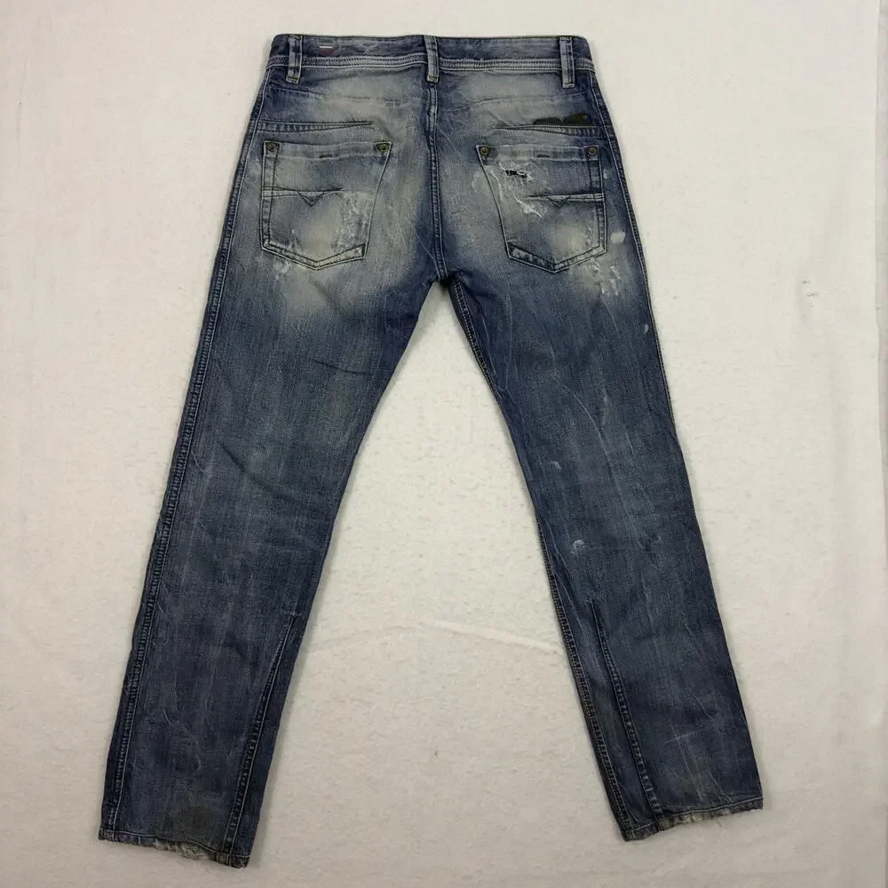 Diesel Jeans Mens Size 31 Blue Eyecons 2013 2 Edition Distressed Italy Denim